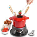 Gusseisen Fondue Set Käse